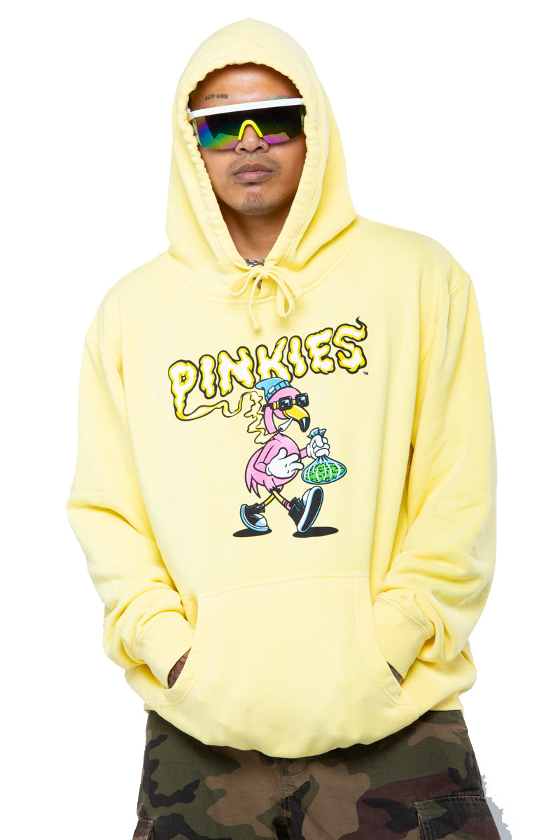 Flamingo yellow hoodie clearance