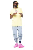 Pinkies Weed & Music Tee - Yellow