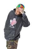 Pinkies P Hoodie - Grey