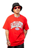 Pinkies Sacramento Tee - Red